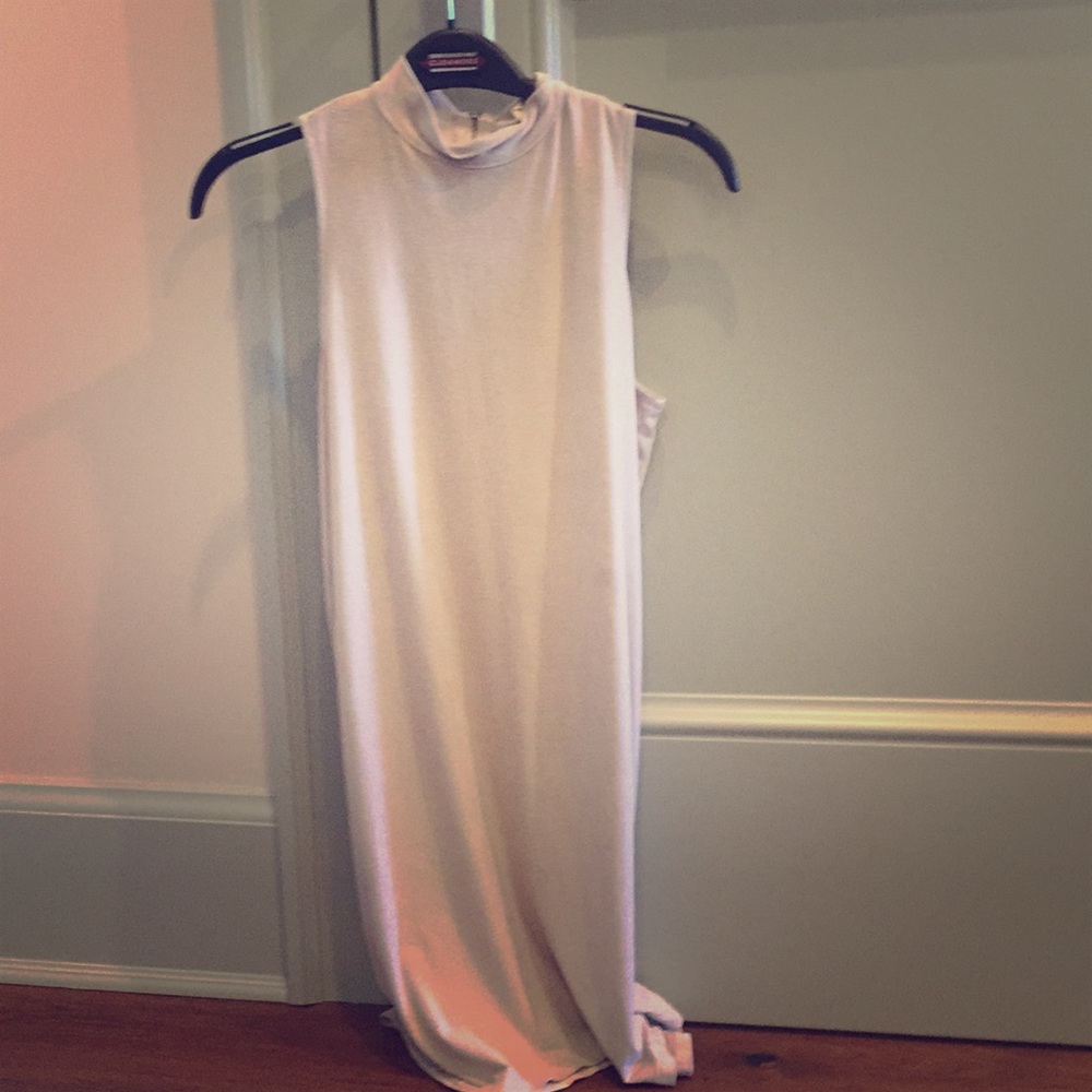 Sans Souci grey suede mini dress